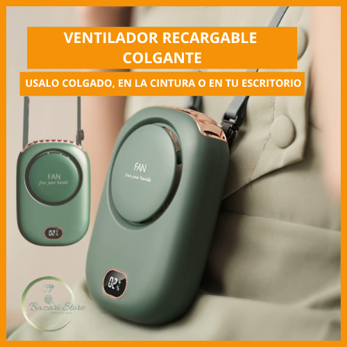 CoolFlex™ - Ventilador recargable colgante